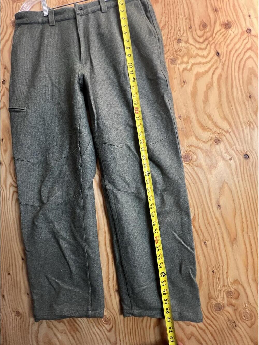 ibex Mens Ramble Wool Nylon Chino Pants 36x29 USA Heavyweight Trousers - Picture 10 of 14
